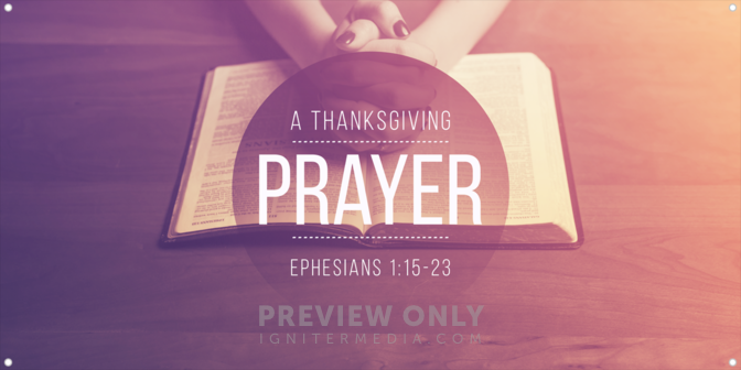 A Thanksgiving Prayer  PrintReady Horizontal Banners  Igniter Media