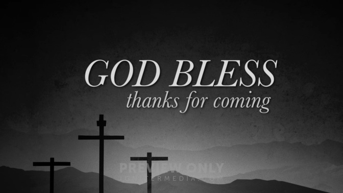 Good Friday Illustrated - God Bless - Title Graphics | Centerline New Media