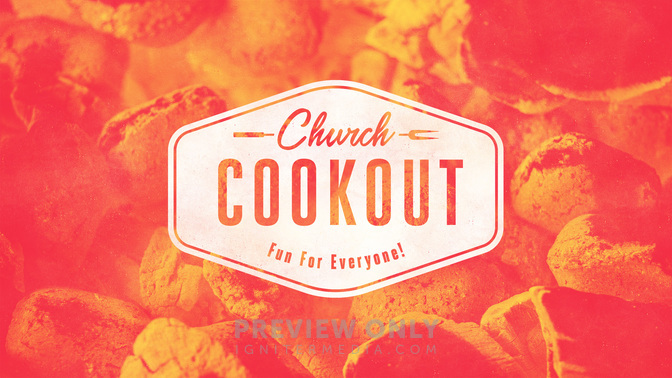 Church Cookout - Title Graphics | Igniter Media
