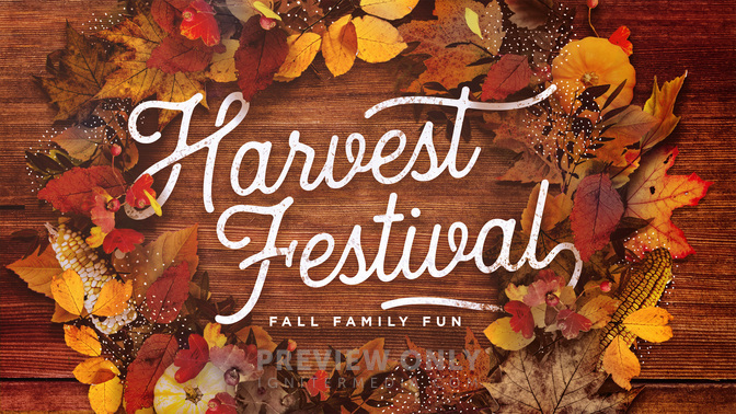 Autumn Table - Harvest Festival - Title Graphics | Igniter Media