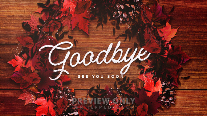 Autumn Table - Goodbye - Title Graphics | Igniter Media