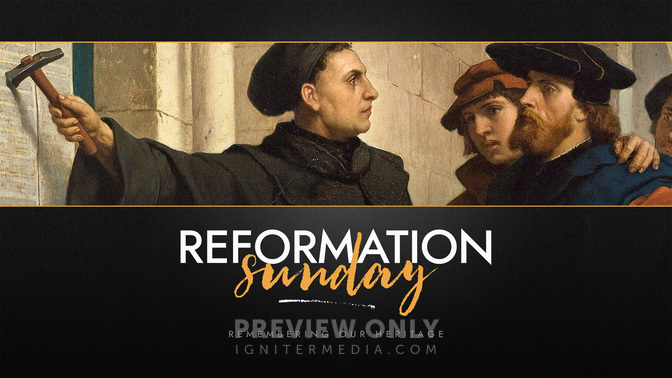 Reformation Sunday - Title Graphics | Igniter Media