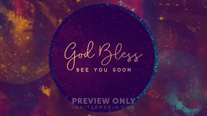 Christmas Reflections - God Bless - Title Graphics | Centerline New Media