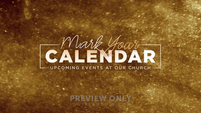 New Year Sparkle - Mark Your Calendar - Title Graphics | Igniter Media