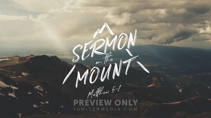 Sermon On The Mount - Title Graphics | Igniter Media