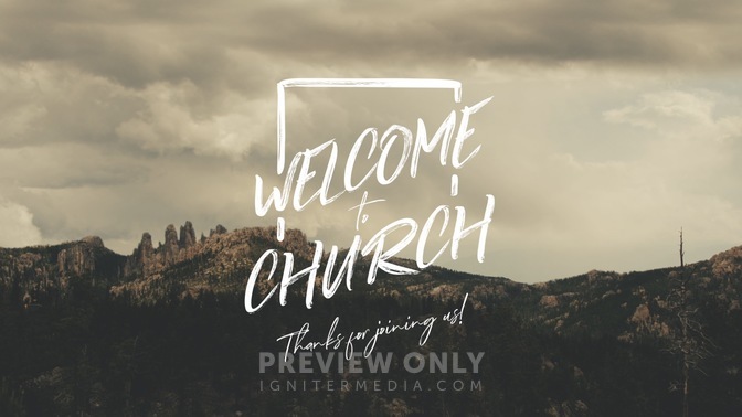 Welcome To Church - Title Graphics | Igniter Media