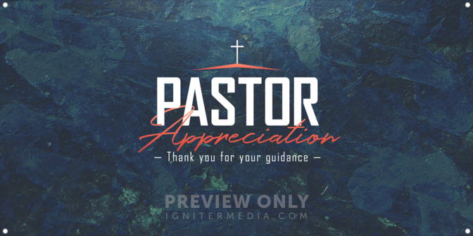 Pastor Appreciation - Print-Ready Horizontal Banners | Igniter Media