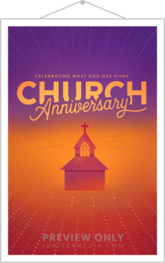 Church Anniversary - Print-Ready Posters | Igniter Media