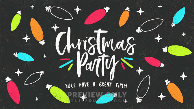 Christmas Party - Title Graphics | Igniter Media