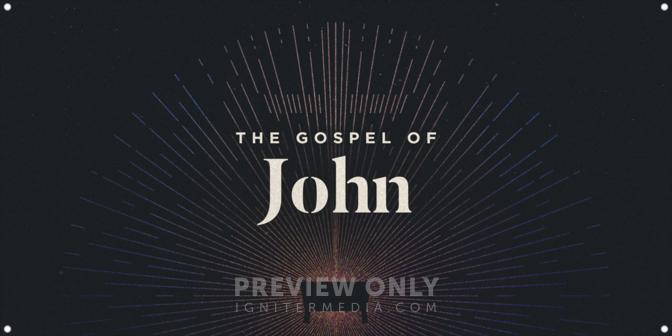 The Gospel of John - Print-Ready Horizontal Banners | Igniter Media