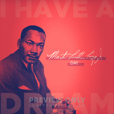 Martin Luther King Jr. Day - Social Media Graphics | Ministry Pass