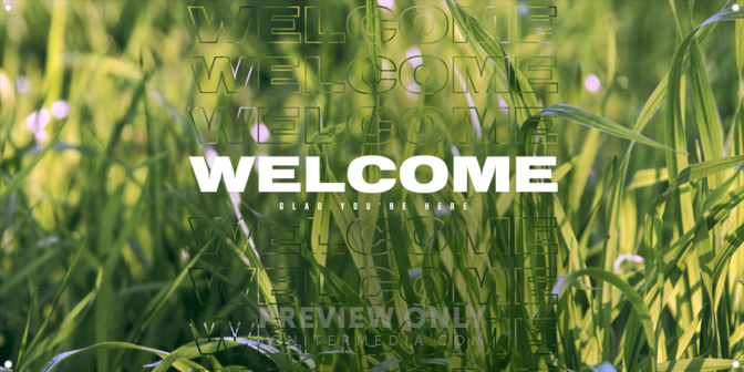 Spring Green Welcome Print Ready Horizontal Banners Igniter Media