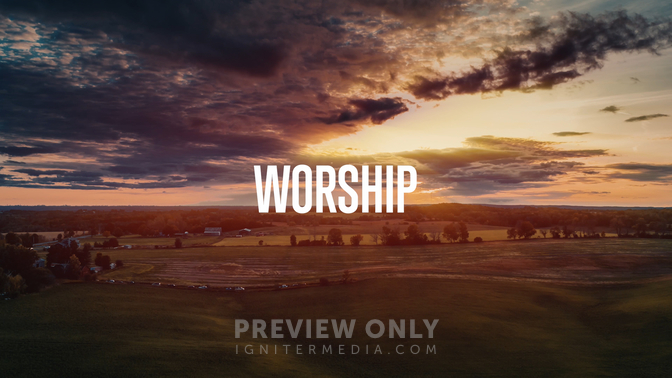 Aerials 2 - Worship - Title Graphics | Visual Media Church