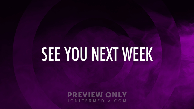 Haze Remix - See You Next Week - Title Graphics | Visual Media Church