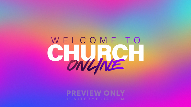 Gradience - Welcome To Church Online - Title Graphics | Centerline New