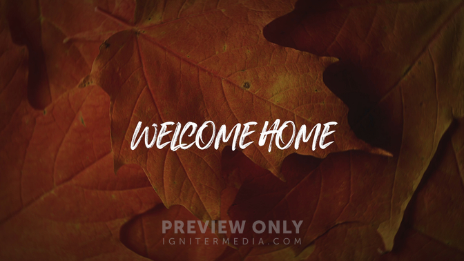 Autumn - Welcome Home - Title Graphics | ProContent