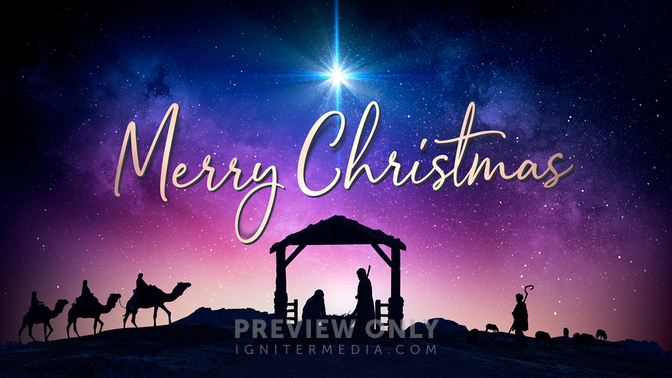 Christmas Night Nativity - Merry Christmas - Title Graphics | Life ...