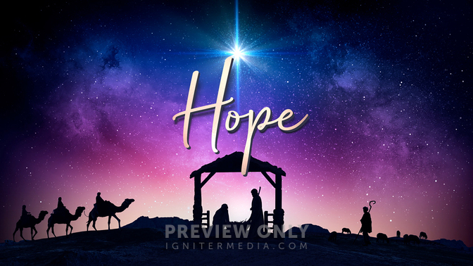 Christmas Night Nativity - Hope - Title Graphics | Life Scribe Media