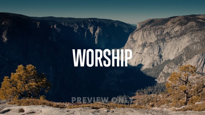 Half Dome - Worship - Title Graphics | Visual Media Church