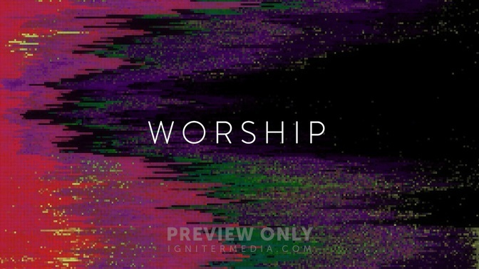 Pixel Glitch - Worship - Title Graphics | ProContent