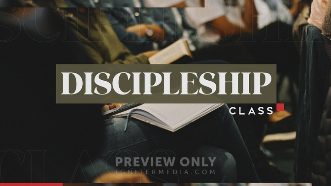 Discipleship Class - Title Graphics | Ministry Pass