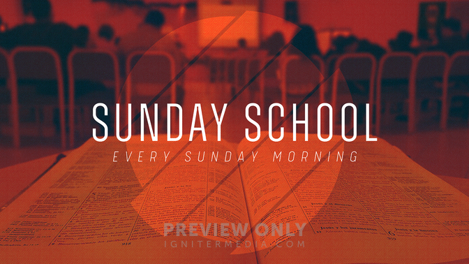 Sunday School - Title Graphics | Ministry Pass