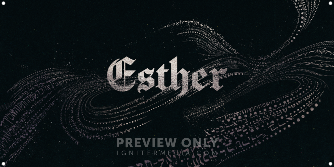 Esther - Print-Ready Horizontal Banners | Igniter Media