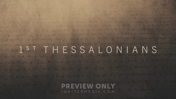 1st Thessalonians - Title Graphics | Igniter Media