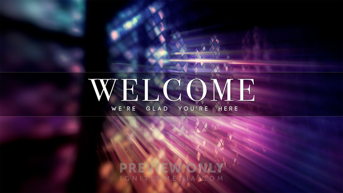 Stained Glass - Welcome - Title Graphics | Life Scribe Media