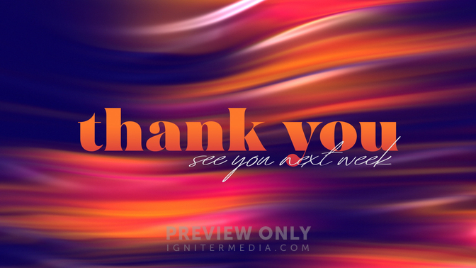 Chroma Waves - Thank You - Title Graphics | Centerline New Media