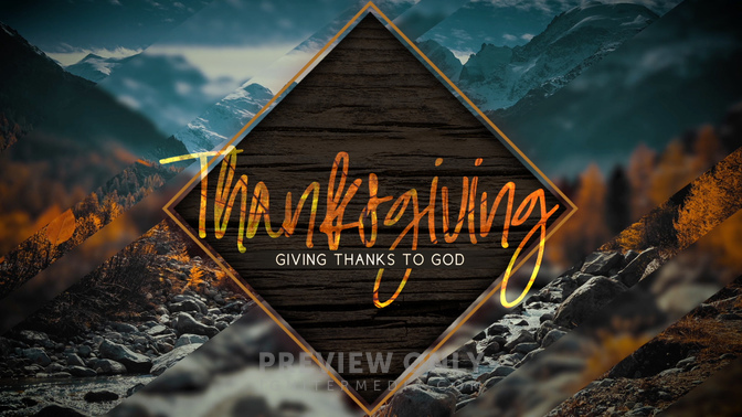 Falling Autumn - Thankgiving - Title Graphics | Freebridge Media