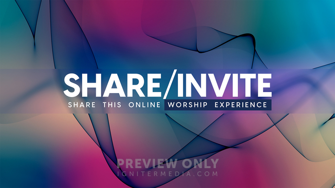 Color Wave - Share/Invite - Title Graphics | Life Scribe Media