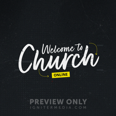 Welcome To Church Online - Social Media Graphics | Pixel Preacher