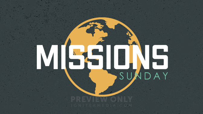 Missions Sunday - Title Graphics | Neely Wang