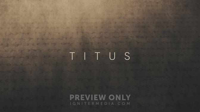 Titus - Title Graphics | Igniter Media