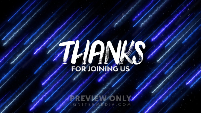 LZR - Thanks For Joining Us - Title Graphics | ProContent