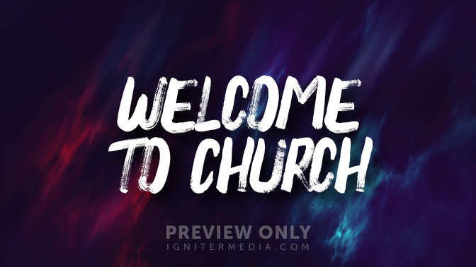 Fractal - Welcome To Church - Title Graphics | Visual Media Church