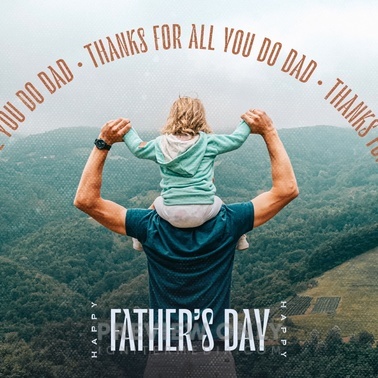 Navy Focal - Happy Father's Day - Social Media Graphics | Igniter Media