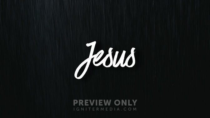 Rain Down - Jesus - Title Graphics | Visual Media Church