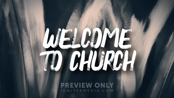 Metal - Welcome To Church - Title Graphics | Visual Media Church