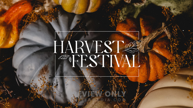 Fall - Harvest Festival - Title Graphics | Igniter Media