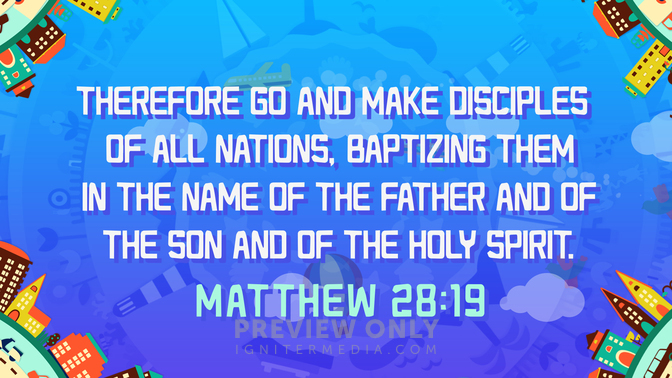 Go - Matthew 28:19 - Title Graphics 