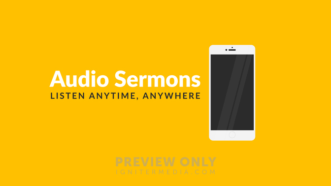 Our Church Podcast - Audio Sermons - Title Graphics | Church Visuals