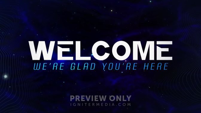 Cadence - Welcome - Title Graphics | Church Visuals