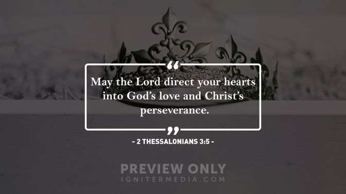 The Book Of 2 Thessalonians - 2 Thessalonians 3:5 - Title Graphics ...