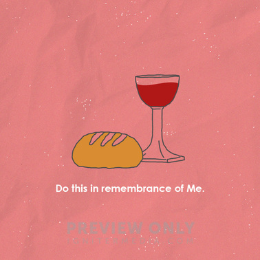 Do This In Remembrance Of Me - Social Media Graphics | Church Visuals