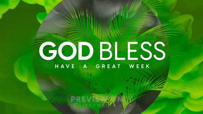 Palm Sunday Colormix - God Bless - Title Graphics | Life Scribe Media