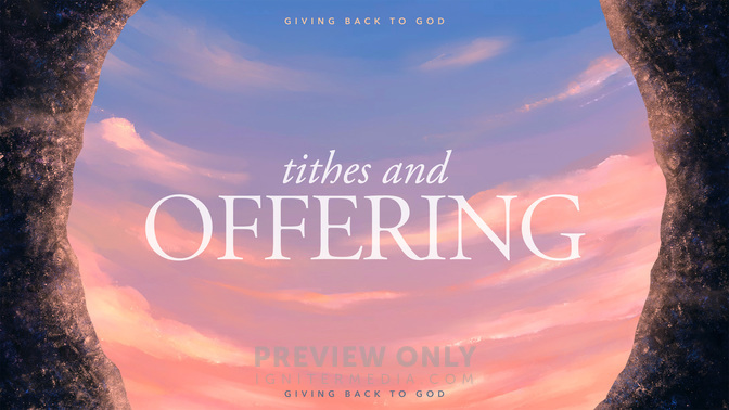 Passages of Easter - Tithes And Offerings - Title Graphics | Igniter Media