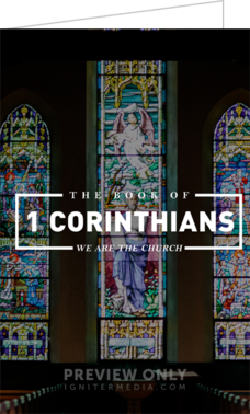 The Book of 1 Corinthians - Print-Ready Bulletins | Church Visuals