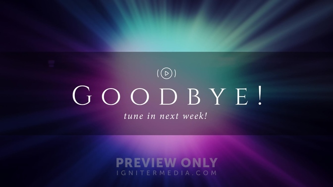 Easter Light - Goodbye - Title Graphics | Shift Worship